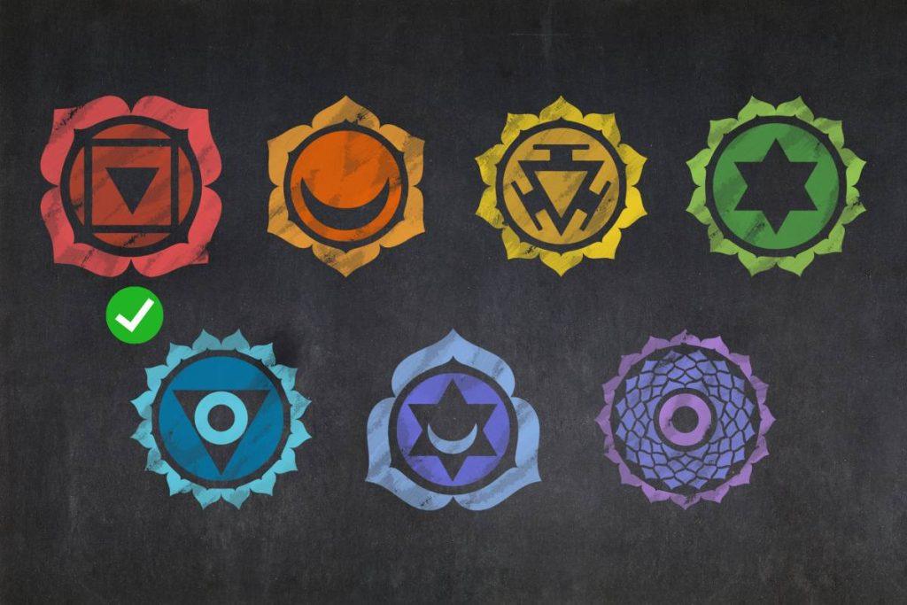 Muladhara Root Chakra energy rising – grounding support and activation of body and aura