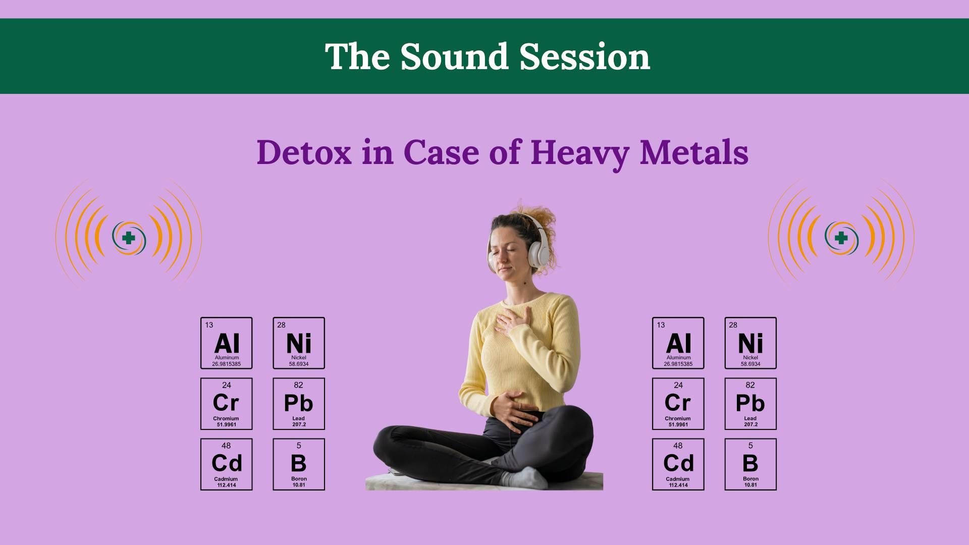 Heavy Metals Detox Session energetic purification hero visual