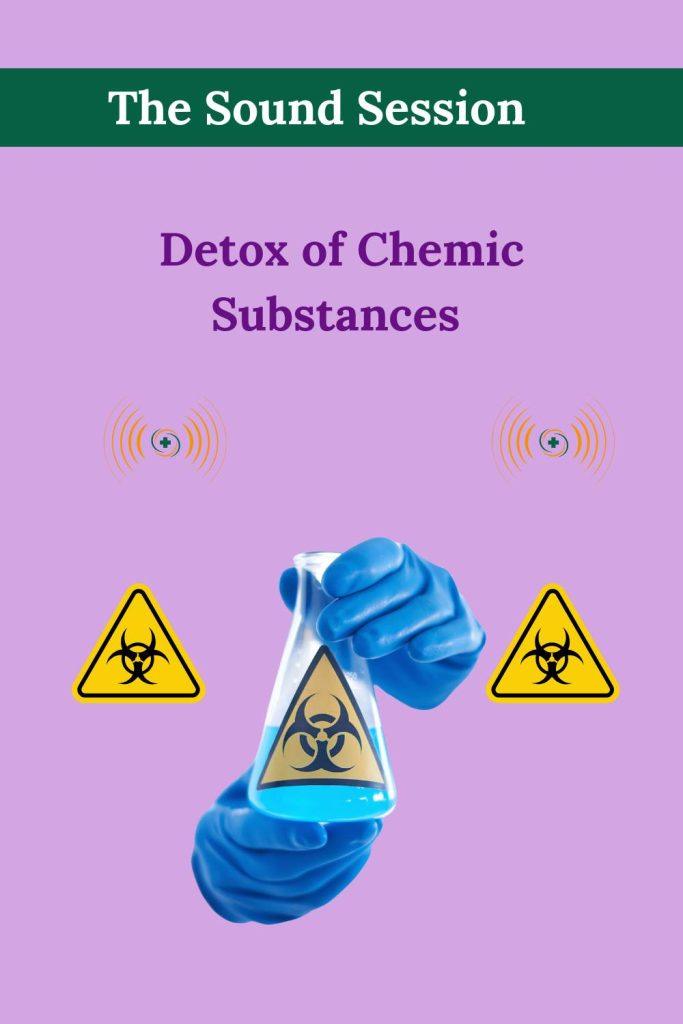 Chemical Detox Frequencies energetic detox Pinterest illustration for balance and clarity